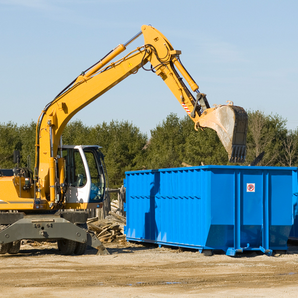 what are the rental fees for a residential dumpster in Pullman